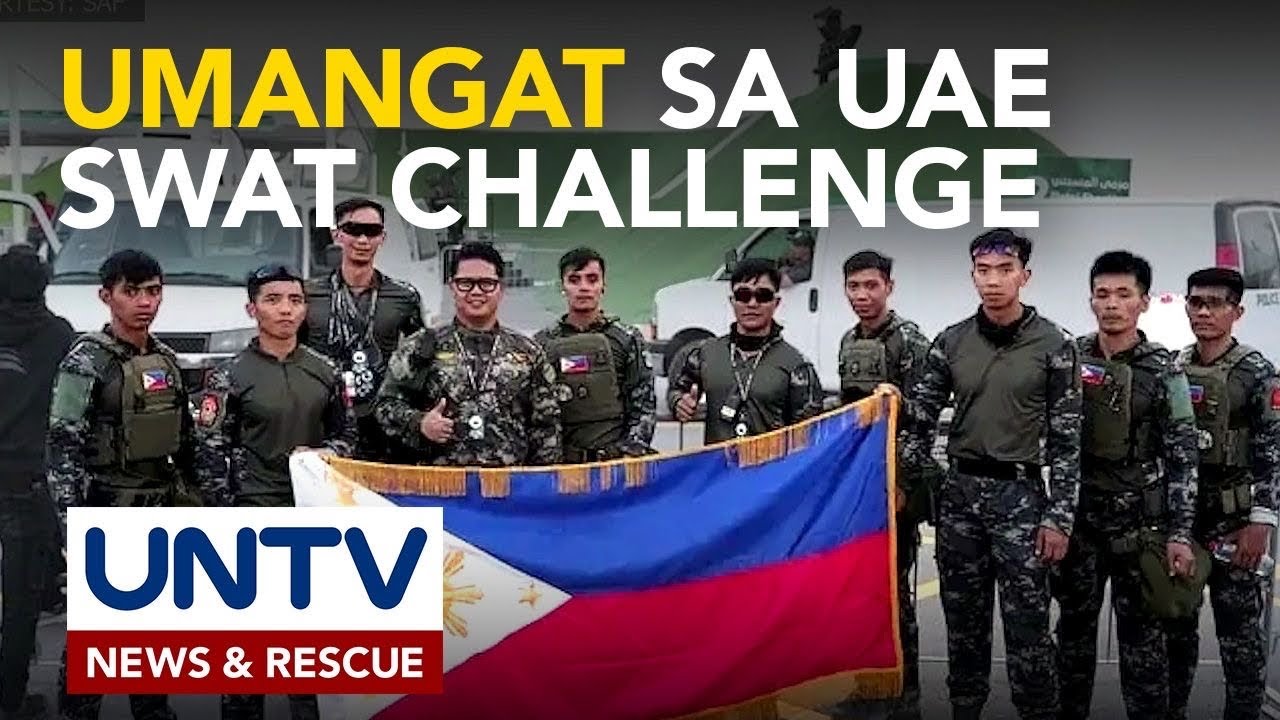 Pilipinas, umangat sa world rankings ng UAE SWAT Challenge