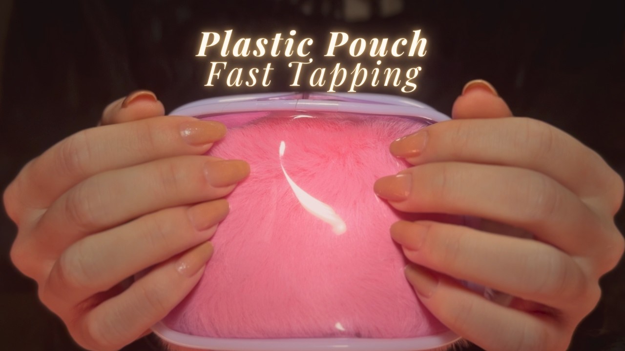 ASMR Plastic Pouch👛 100% Tapping✨(No talking,No mouth sounds)