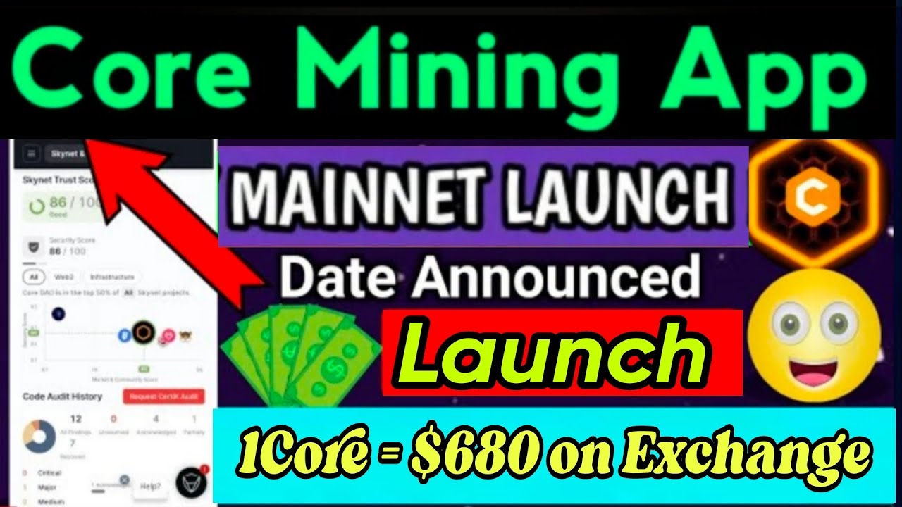 Boom 💥| Core Mining App Mainnet Launch Date Announced 😱🤯 | 1Core = $680 on Exchange #crypto #bitcoin