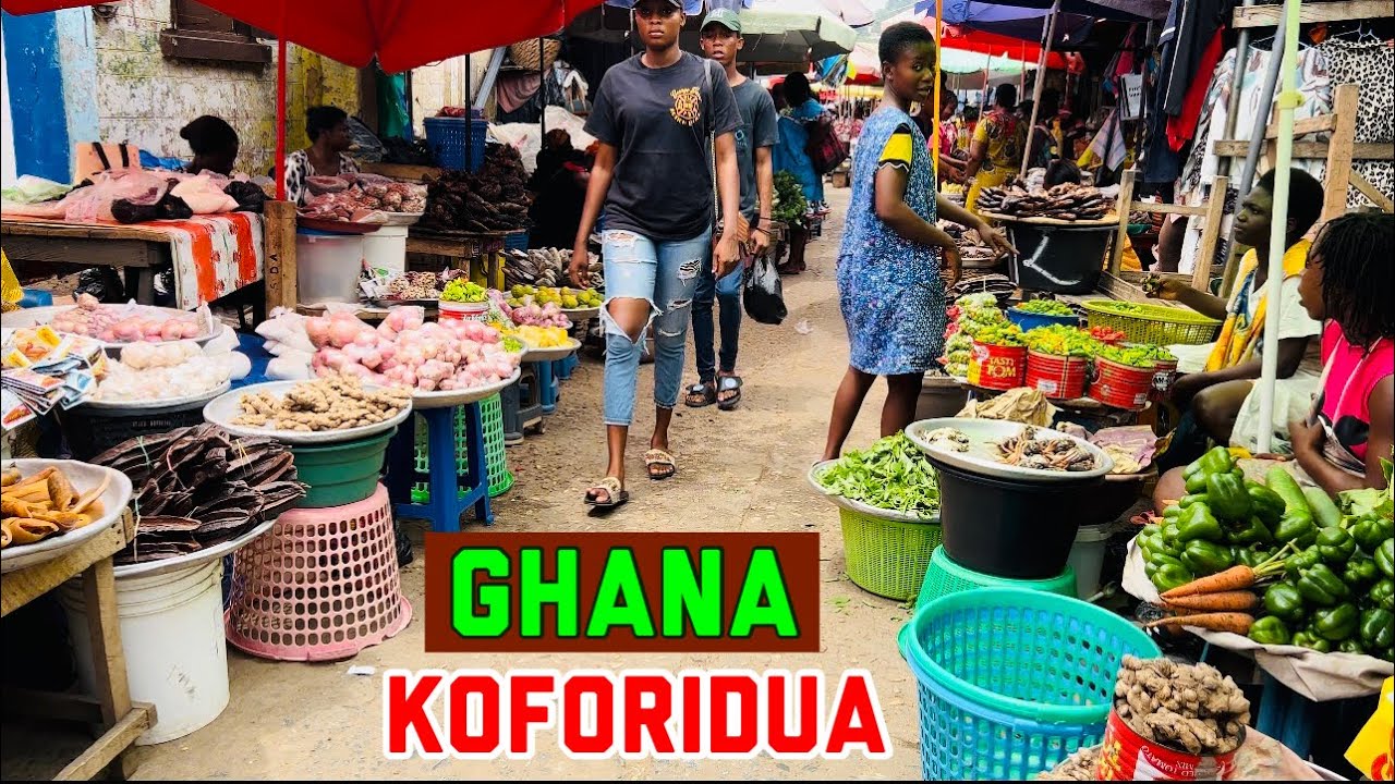 РЫНОК КОФОРИДУА 2023, что изменилось?, Пешеходная экскурсия, Гана- Африка