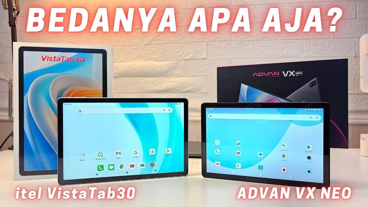 ITEL VISTATAB 30 VS ADVAN VX NEO BAGUSAN MANA (TABLET ANDROID 4G MURAH)
