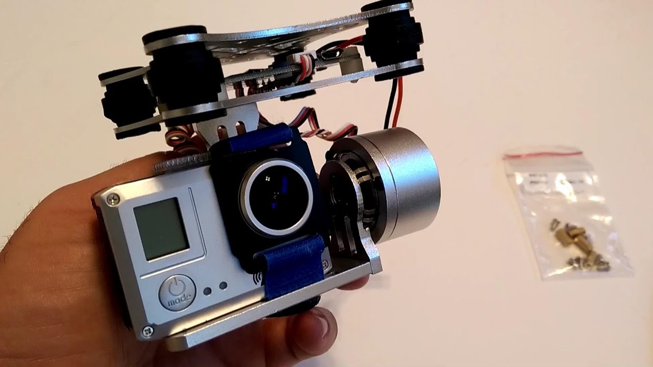 Affordable Aluminum Brushless Gimbal Review (Fits GoPro DJI Phantom Etc) - Test Video, Pros and Cons