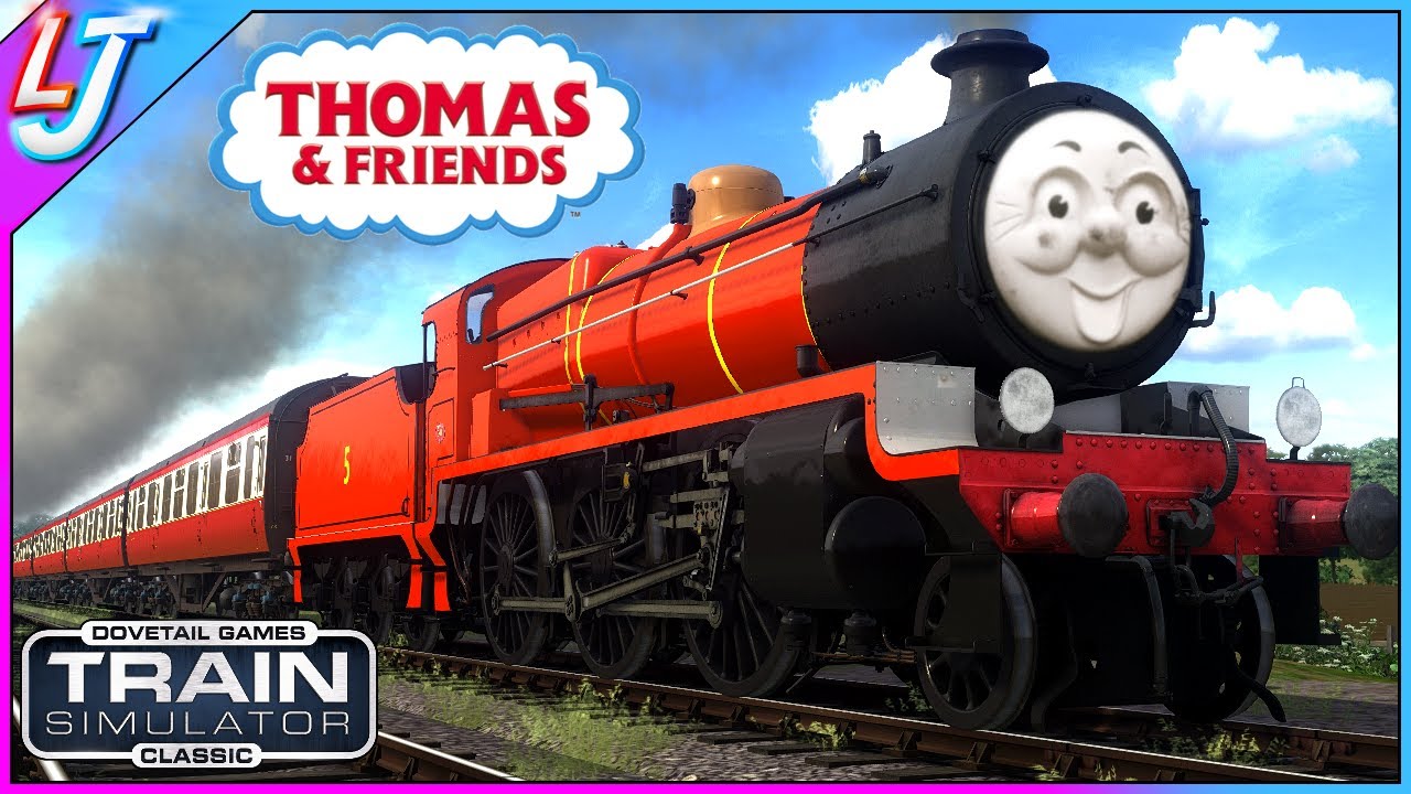 Train Simulator — Я СОЗДАЛ «Джеймс — Красный паровозик!» (класс SR U)
