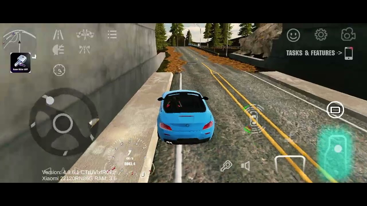 New driving car simulator BMW M5 beautiful sound