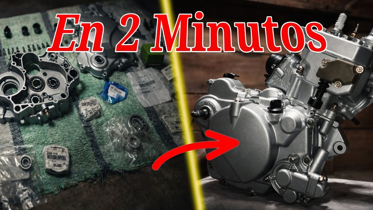 ¡Armando un Motor de Kawasaki en 2 MINUTOS!