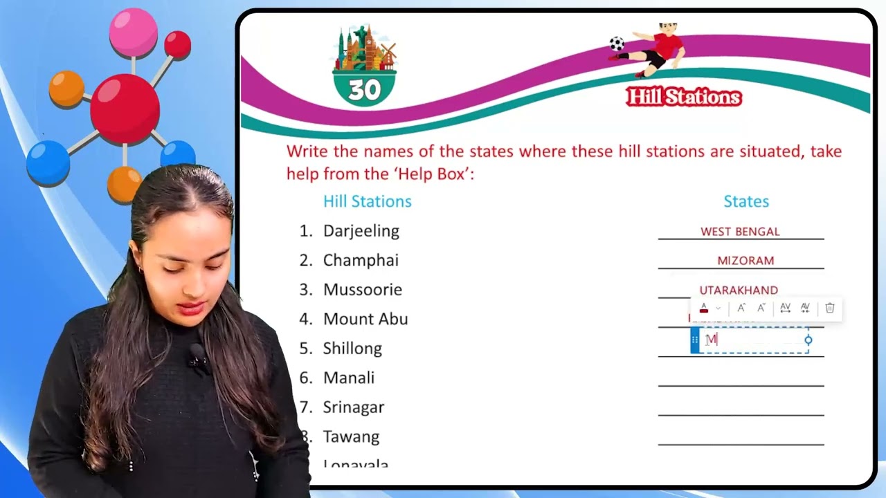 Aayansh GK Class 2 Chapter 30 Hill Stations