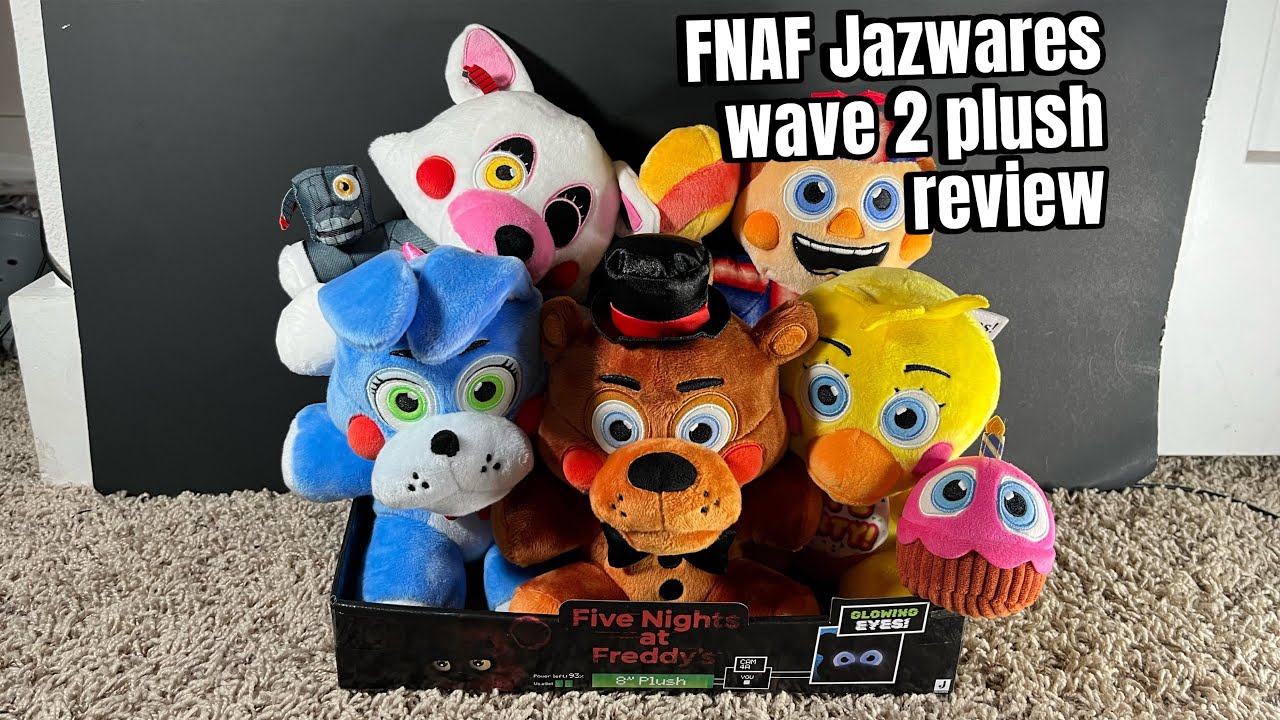 Обзор плюшевых игрушек FNAF от Jazwares (вторая волна)