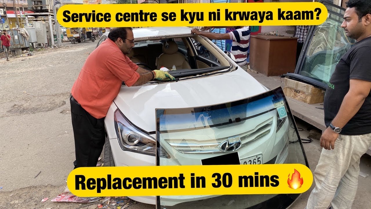 Hyundai Verna/Creta windshield replacement | Not at service centre | Adityeaahh