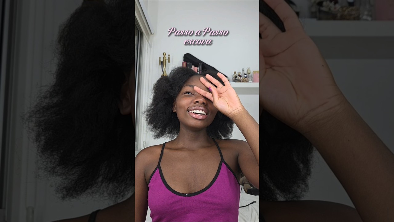 #ellatascine  #crespo #escovadecabelo #tutorial