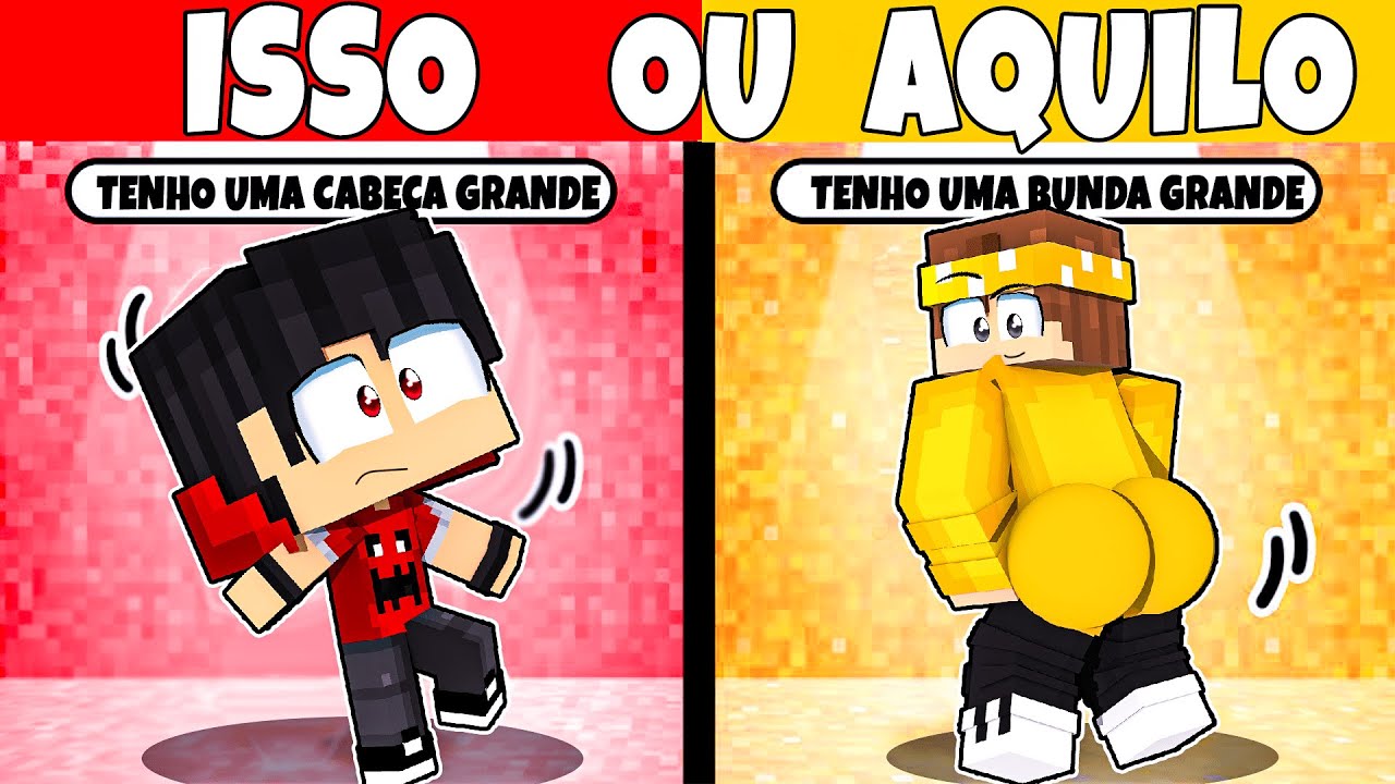 VOCÊ ESCOLHE ISSO ou AQUILO? ‹ Alex ›