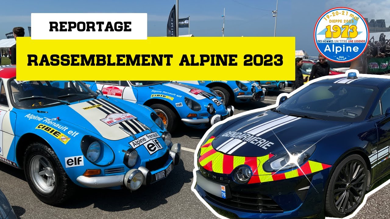 Reportage Rassemblement Alpine Dieppe 2023 : Immersion dans une journée 100% Alpine !