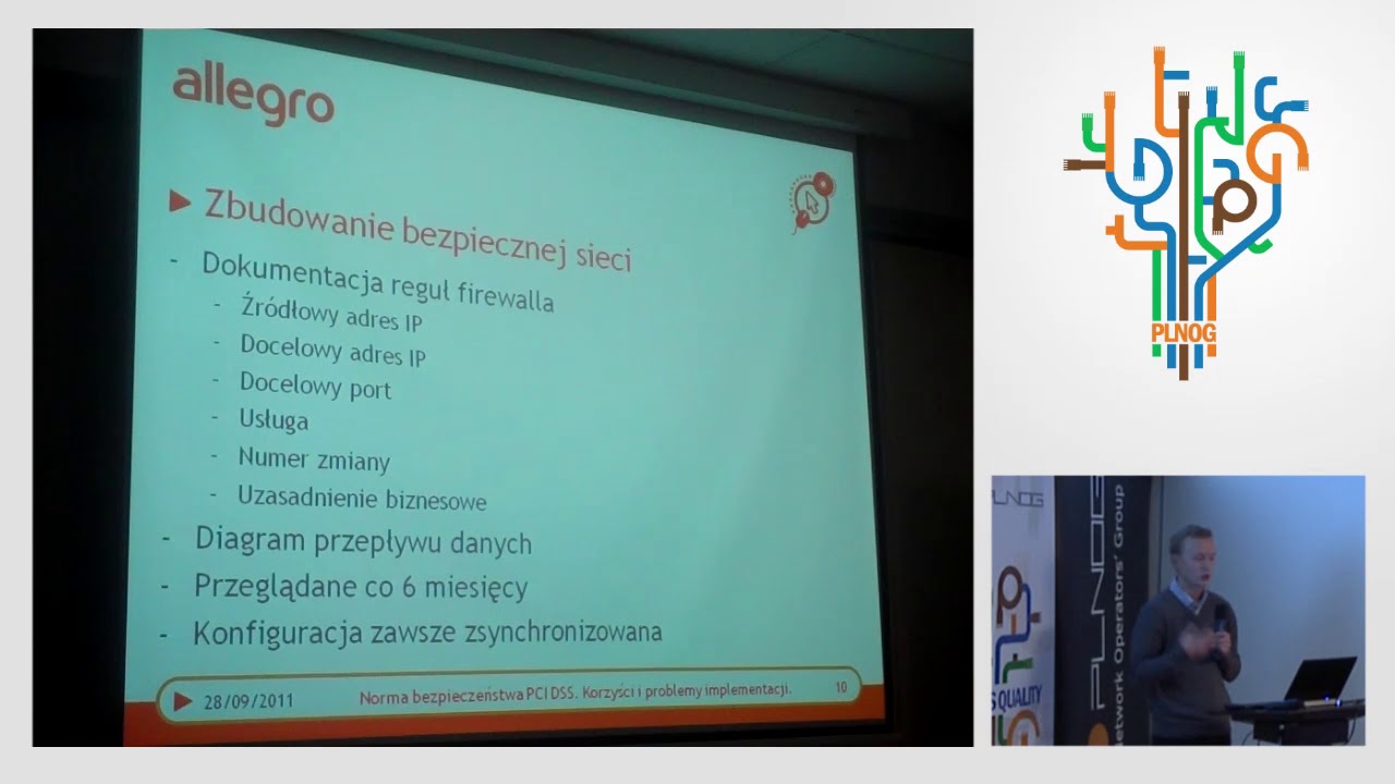 PLNOG7 - Wojciech Śronek - Norma bezpieczeństwa PCI DSS - Korzyści i problemy implementacji