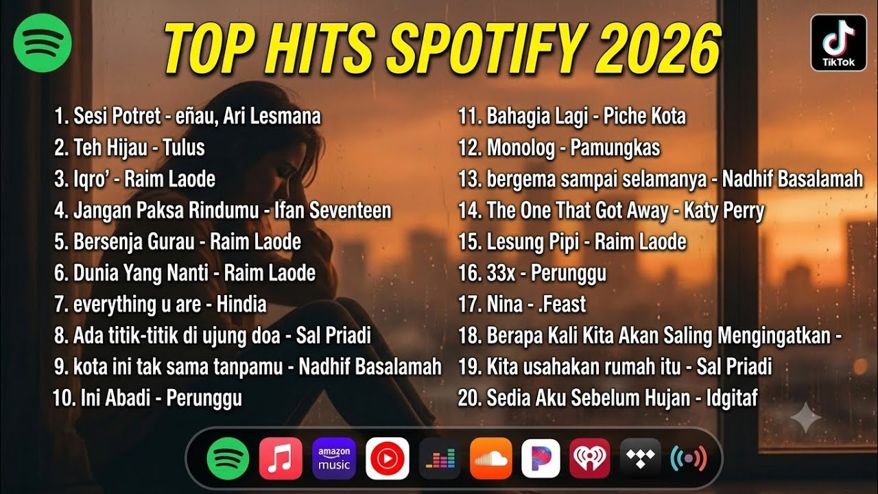 Kumpulan Lagu Galau 2026 Paling Sad Bikin Nangis Semalaman! (Top Hits Spotify)