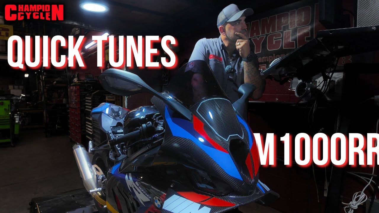🔥 BMW M1000RR Dyno Gains with JUST Titanium Headers!