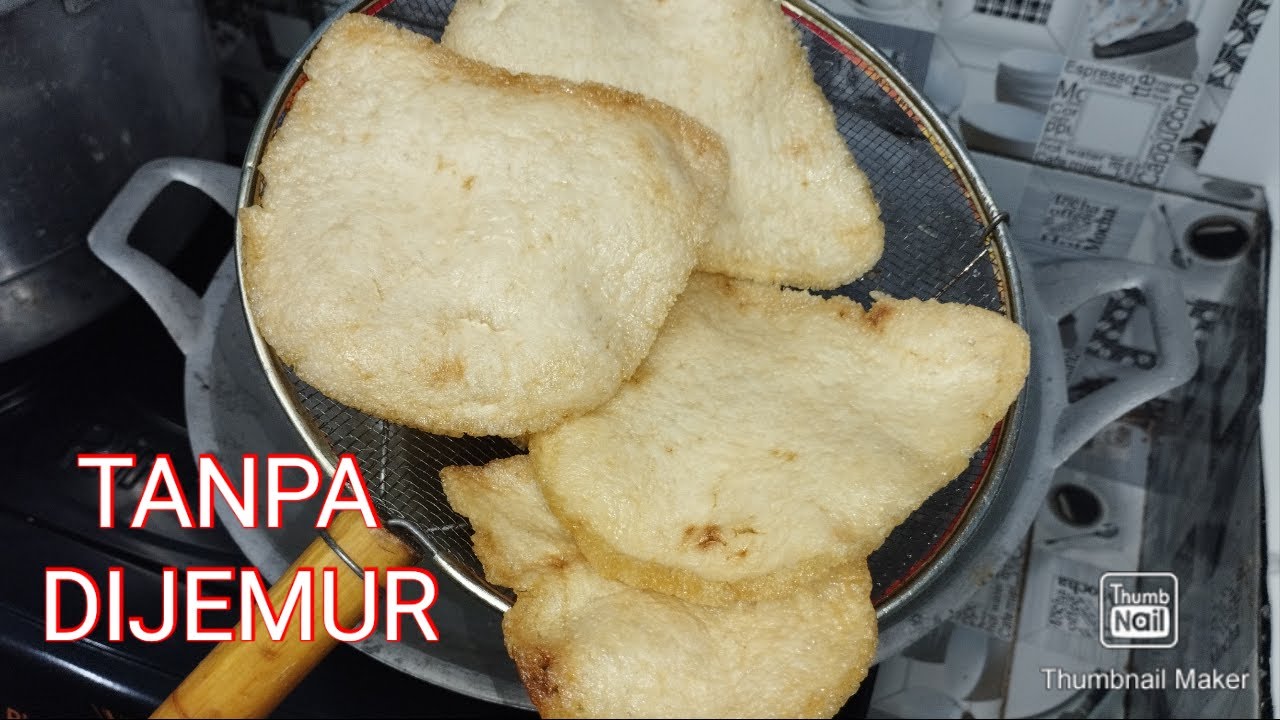 CARA GORENG KERUPUK UDANG AGAR LEBAR DAN RAPIH MESKI TANPA DIJEMUR