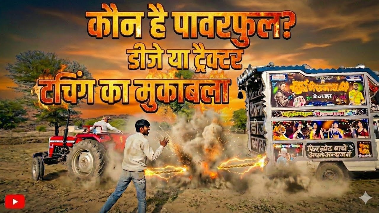 Dj picup vs tractor! दोनों मे से कौन है पावरफुल? 💪💪💪