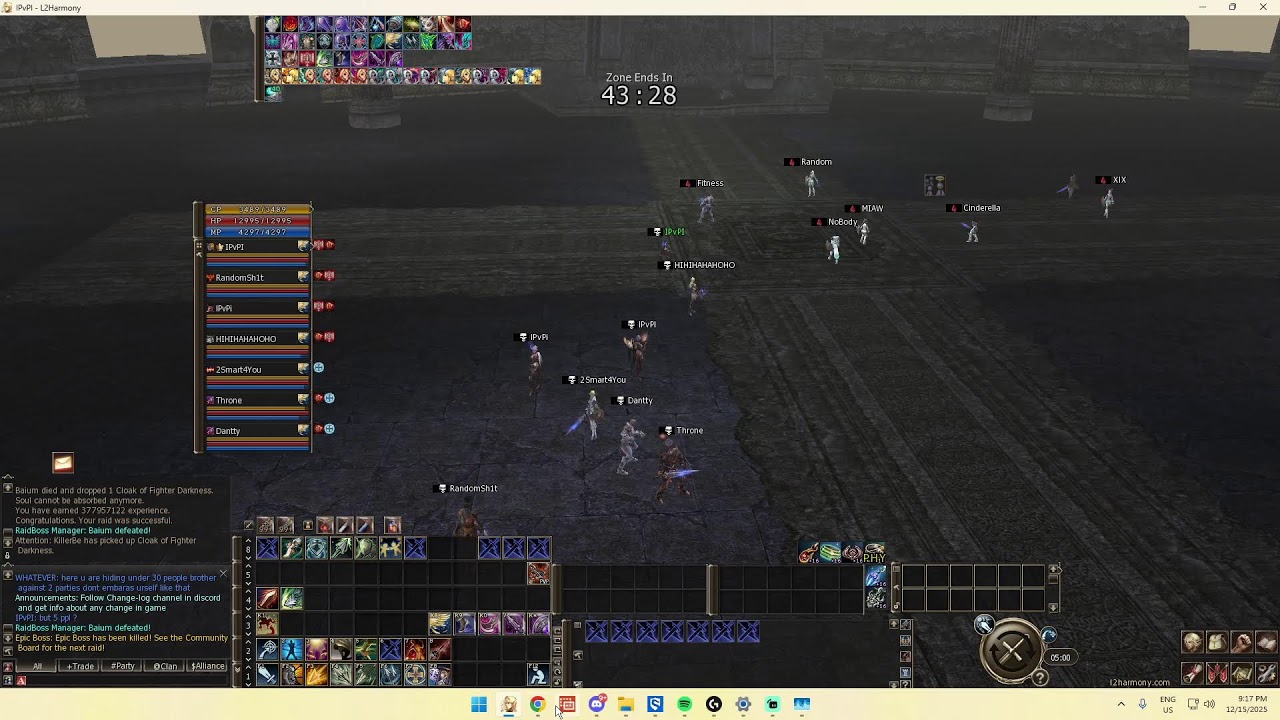 L2 Harmony Epic Boss Fight