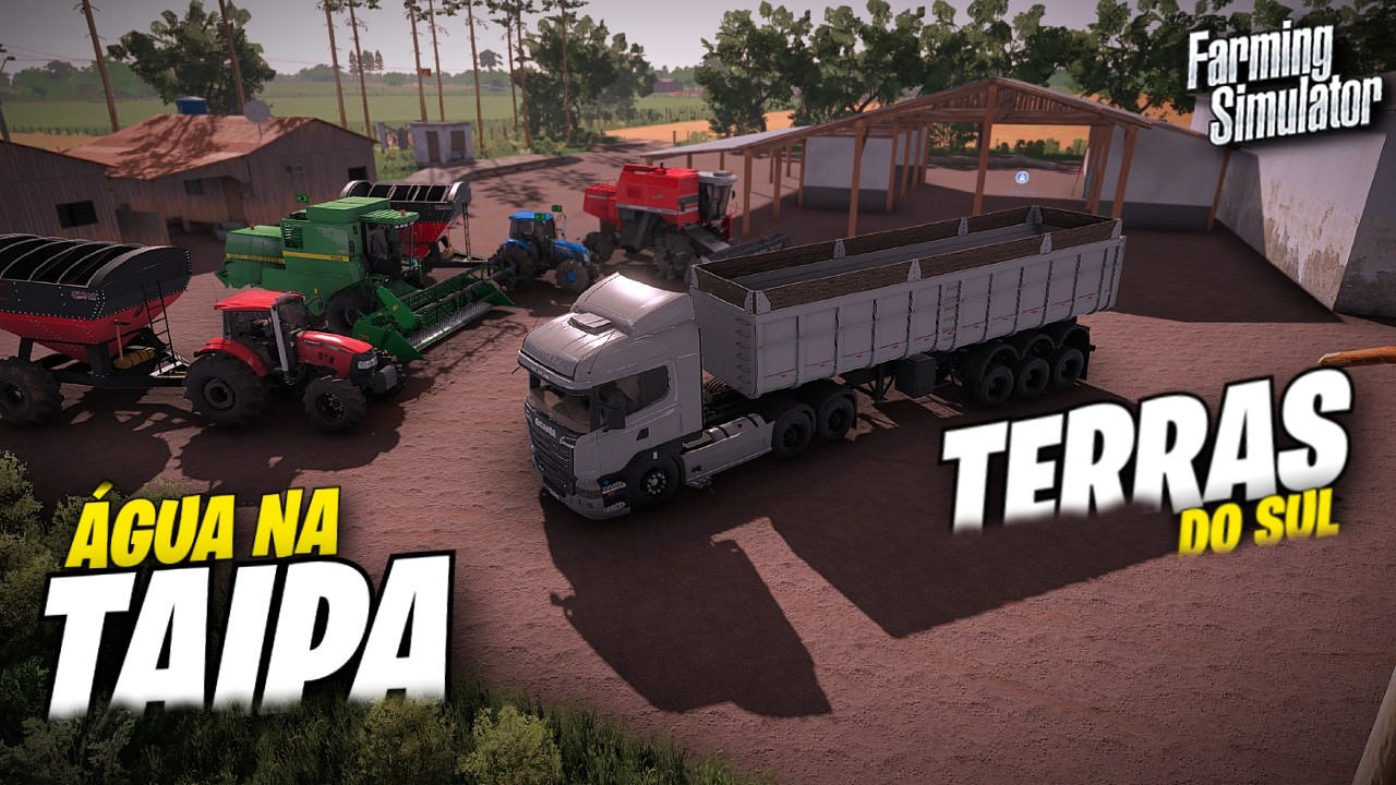 Vida De Colono | Colheita Do Arroz No Sul Do Brasil | Farming Simulator 22 Simulando Vida Real