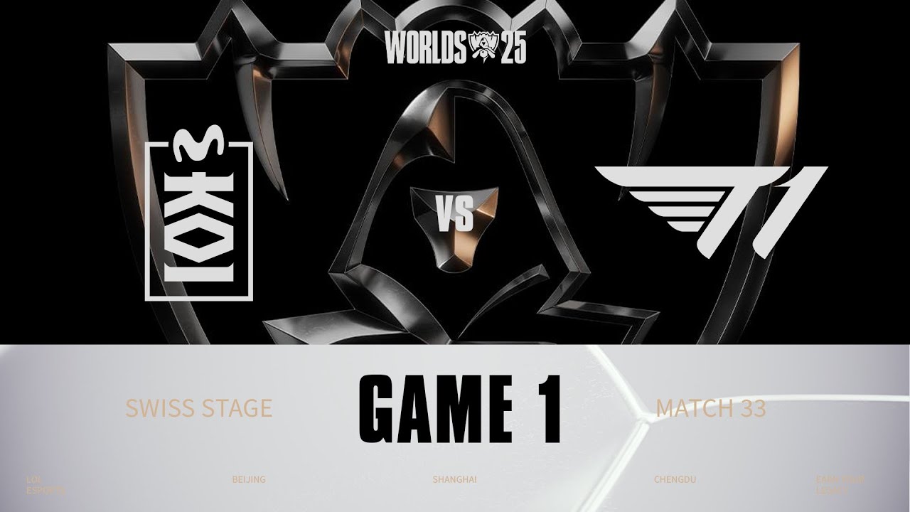 MKOI vs T1 | Game 1 | WORLDS 2025 | Swiss Stage | Hoàng Luân Co-stream