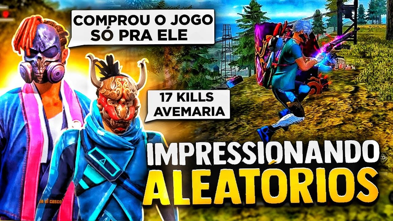 FIZ O IMPOSSÍVEL PARA IMPRESSIONAR OS ALEATÓRIOS NO FREE FIRE E ELES NÃO ACREDITARAM 😯🔥