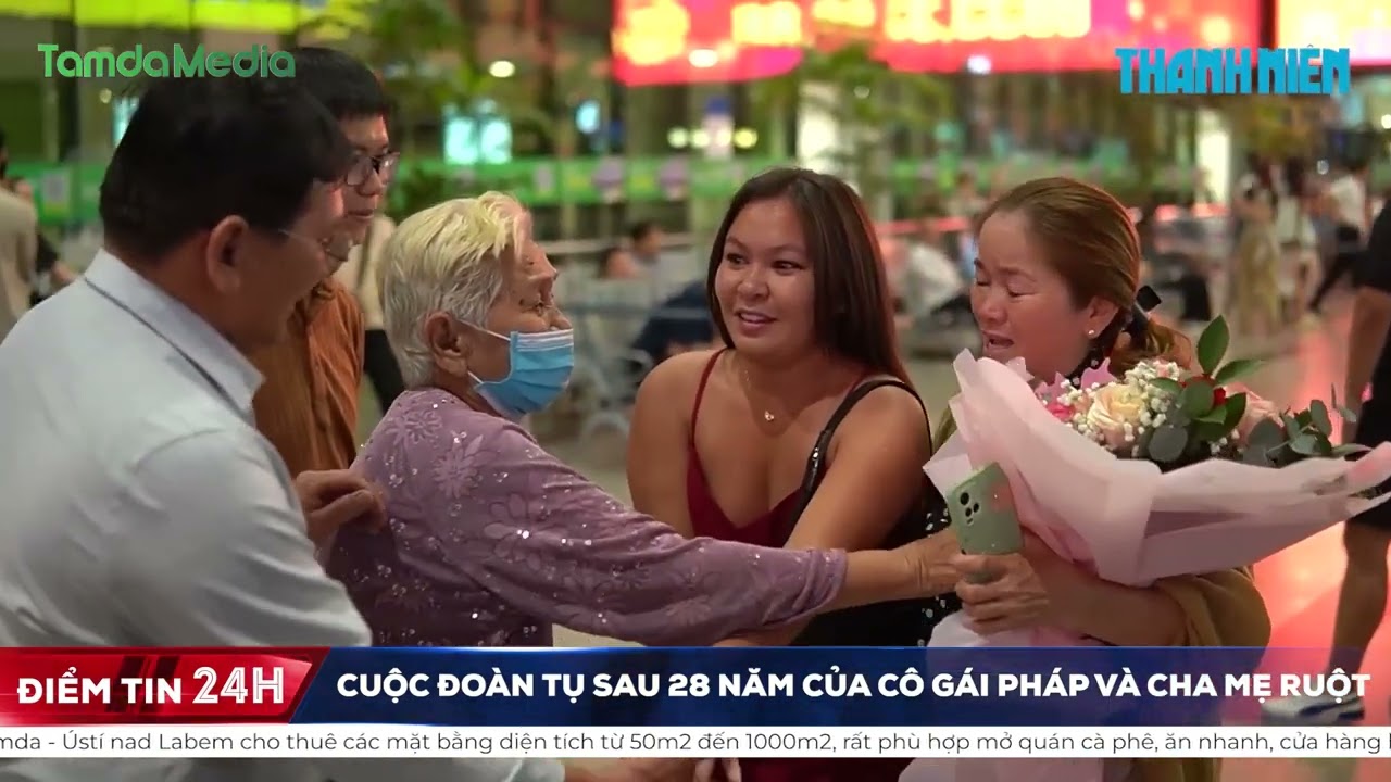 Azal&eacute;e Benoit - Thu Mai: Cuộc đo&agrave;n tụ sau 28 năm của c&ocirc; g&aacute;i Ph&aacute;p v&agrave; cha mẹ ruột