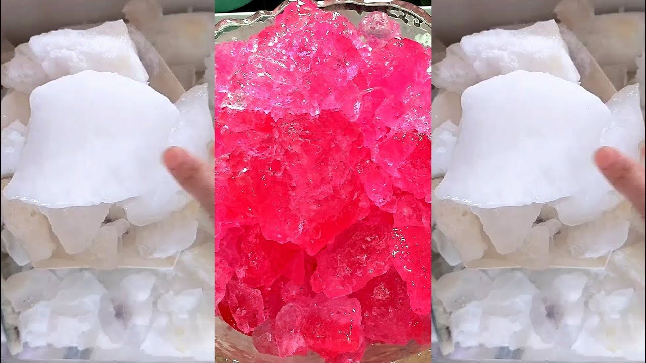 ASMR HARD ICE EATING / CRUSHED ICE / THIN ICE / CLEAR ICE 