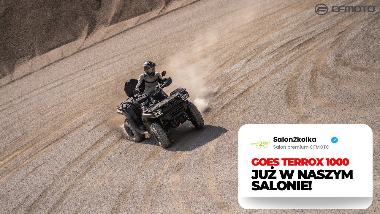GOES TERROX 1000 JUŻ W NASZYM SALONIE! JEDNI Z NIELICZNYCH! #salon2kolka #new
