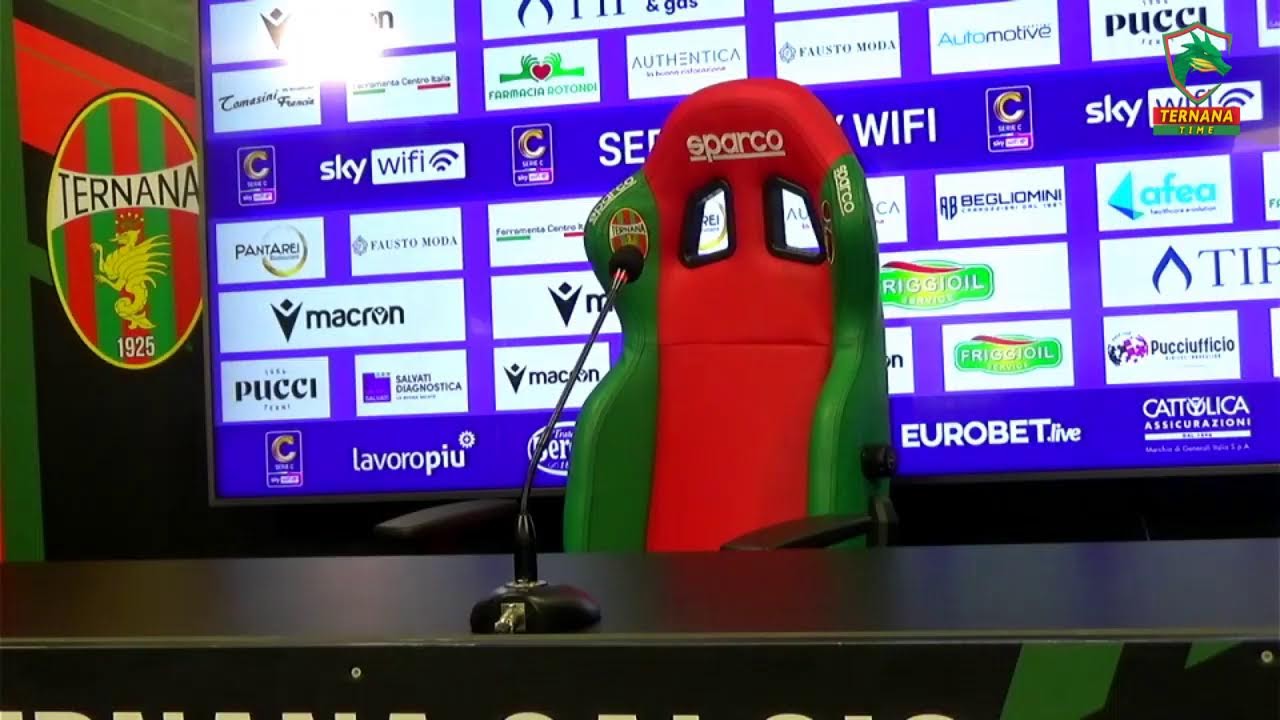 TERNANA VS CAMPOBASSO, CONF. PRE PARTITA FABIO LIVERANI