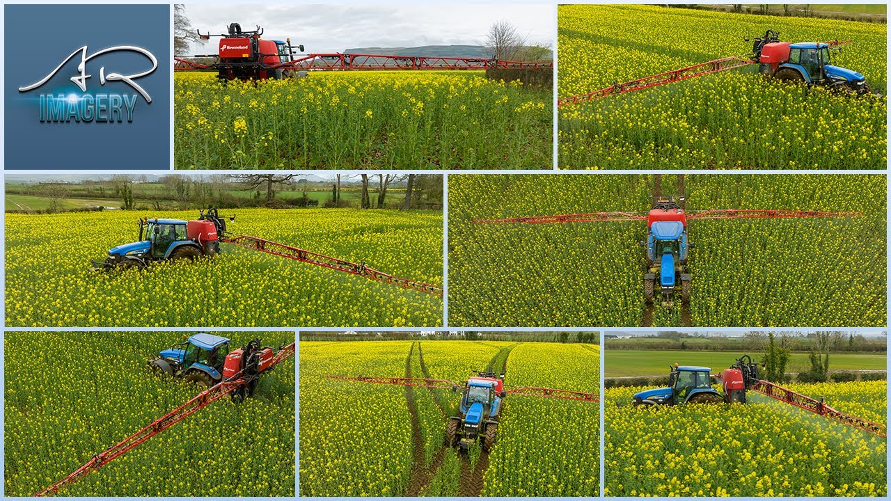 TM140 Spraying OSR with the Kverneland iXter B