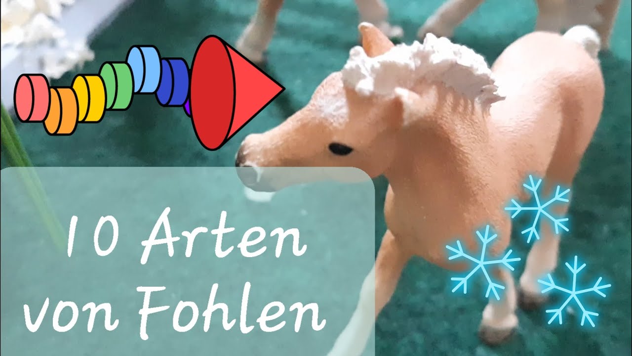 ♥️10 Arten von Fohlen🎄 #6 //Schleich