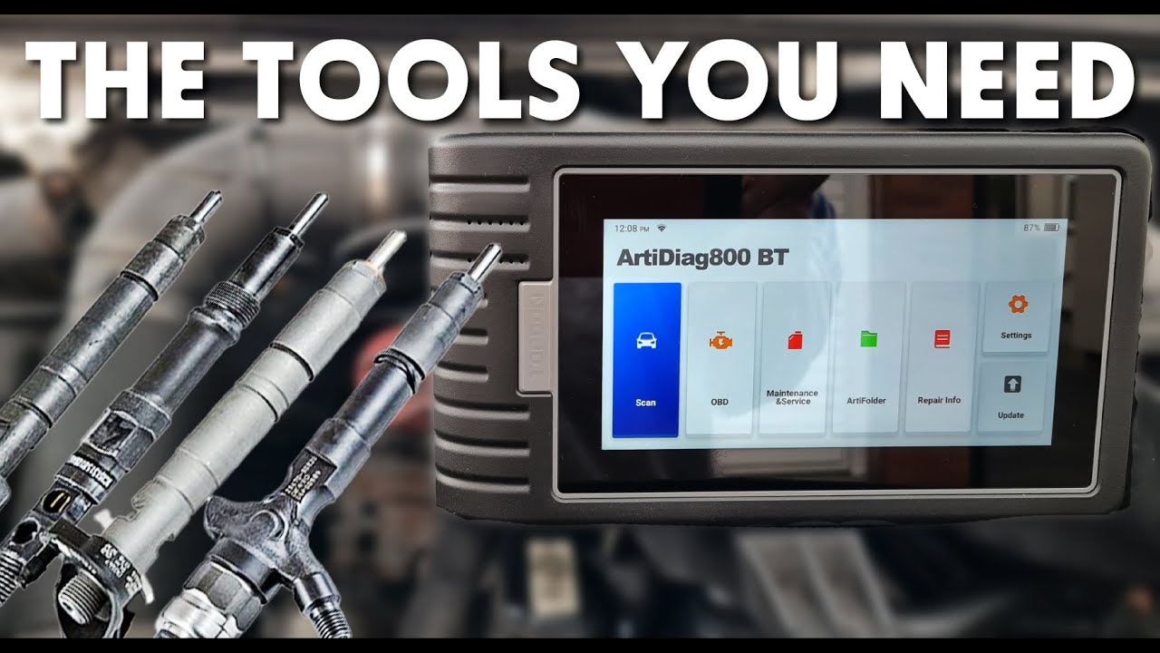 Changing Fuel Injectors on a Mercedes Sprinter 906 + Topdon ArtiDiag 800BT Review