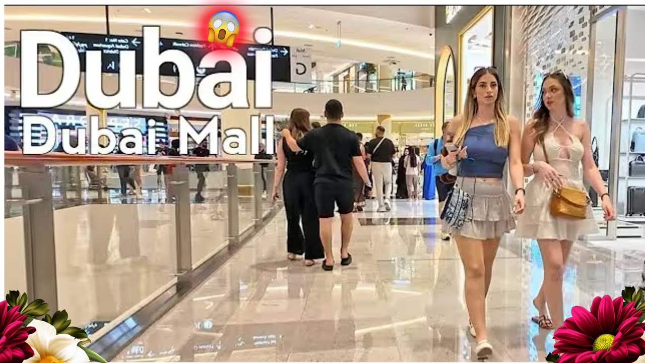 Dubai Mall Walking Tour 🏙️ | World’s Biggest Mall! 🇦🇪✨