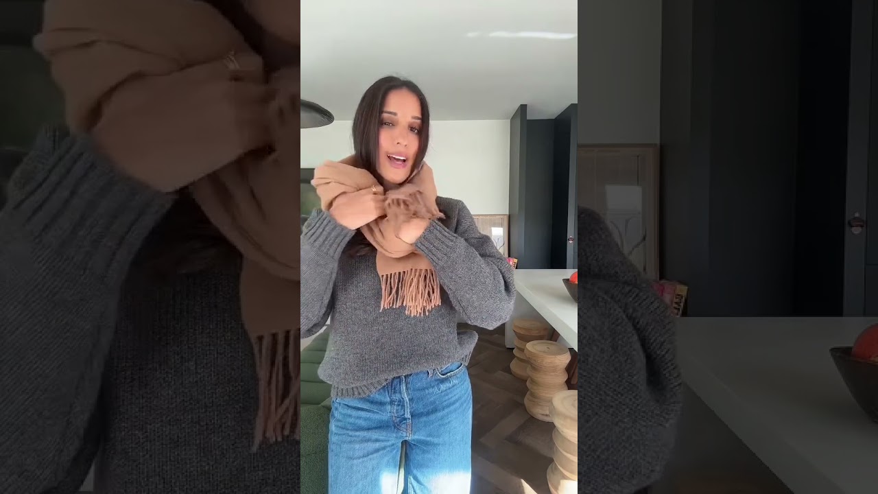 Comment porter correctement ton écharpe cet automne / hiver 🧣 