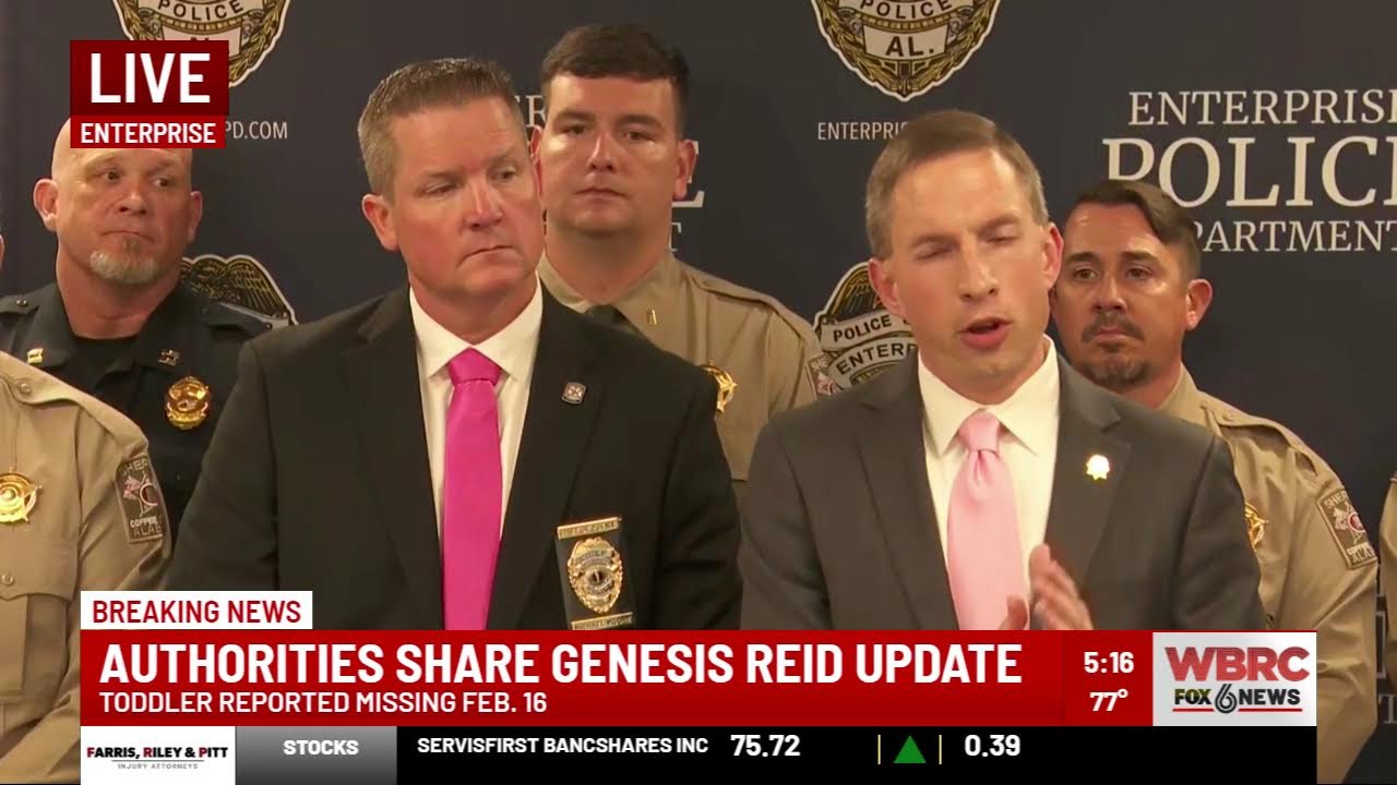 Authorities share update on missing Enterprise toddler, Genesis Reid