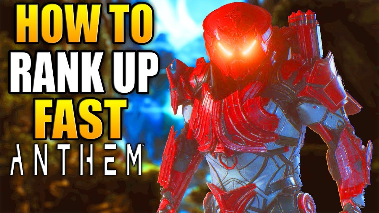 🔴Anthem Tips & Tricks - HOW TO RANK UP FAST