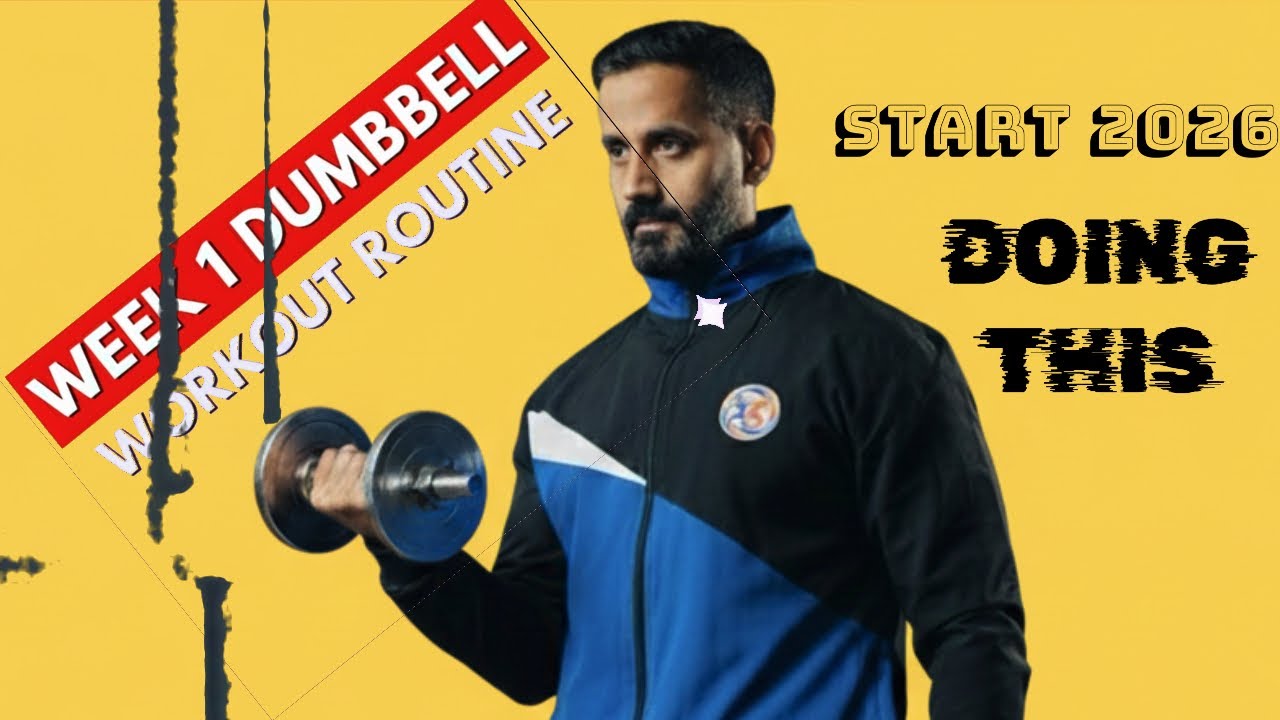 WEEK 1: 30 MIN FULL BODY DUMBBELL WORKOUT