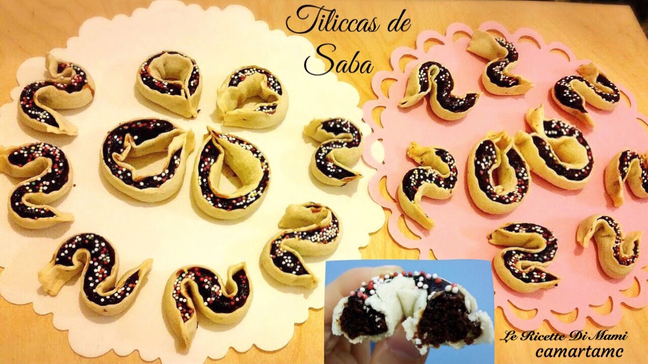 TILICCAS DE SABA o Caschettas Buonissime - RICETTA SARDA PER PASQUA : Recipe for Easter