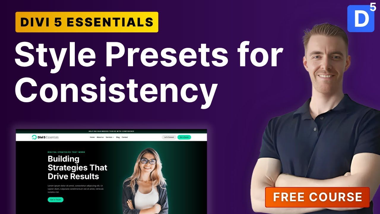Divi 5 Style Presets | Design Faster with Consistent Styles