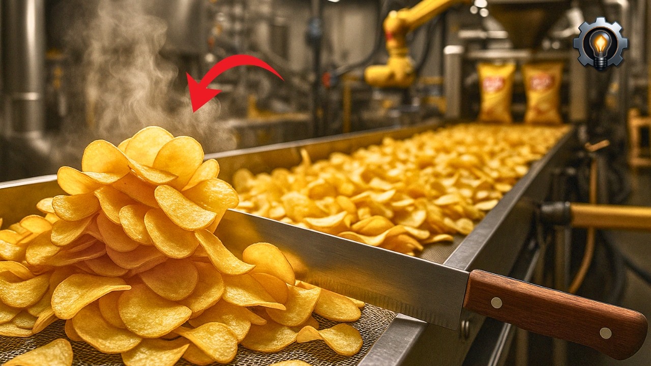 🥔Voici comment sont fabriquées les chips Lay’s… Mais un détail change TOUT