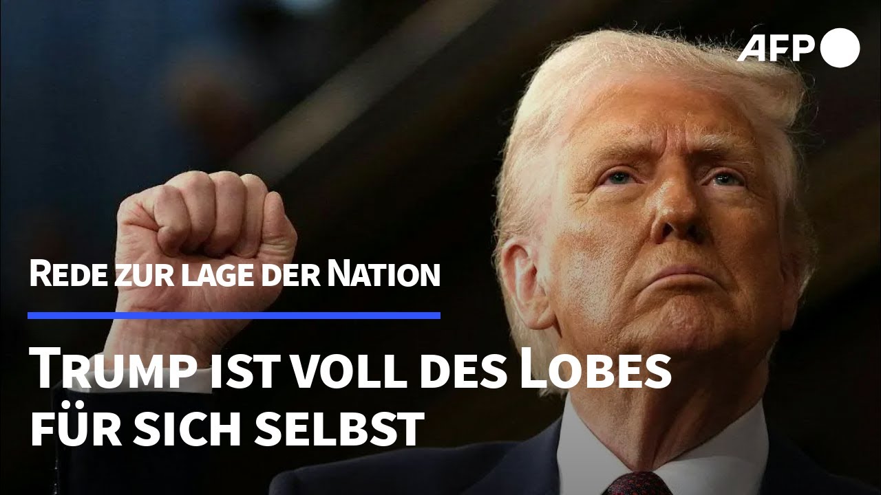 Rede zur Lage der Nation: Trump lobt Selenskyj für Versöhnungs-Brief | AFP