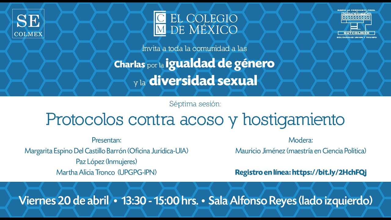 Charlas por la igualdad de género y la diversidad sexual: Protocolos contra acoso y hostigamiento