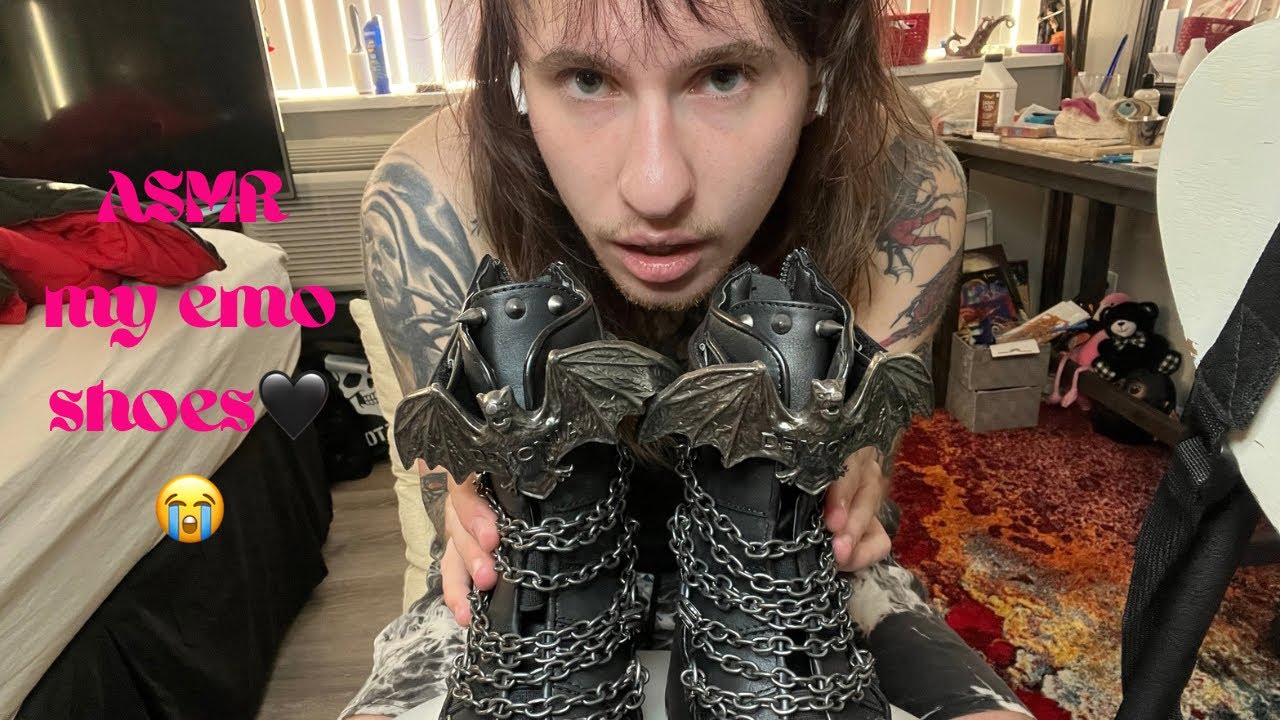 asmr emo shoes - soft spoken, lofi