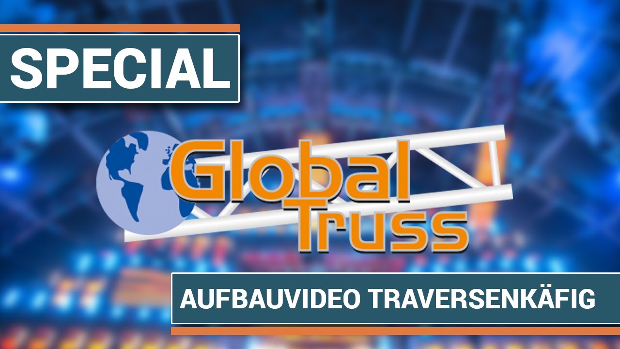 Wie baue ich Traversen auf? - Aufbau Tutorial Global Truss Traversenkäfig 4m x 3m