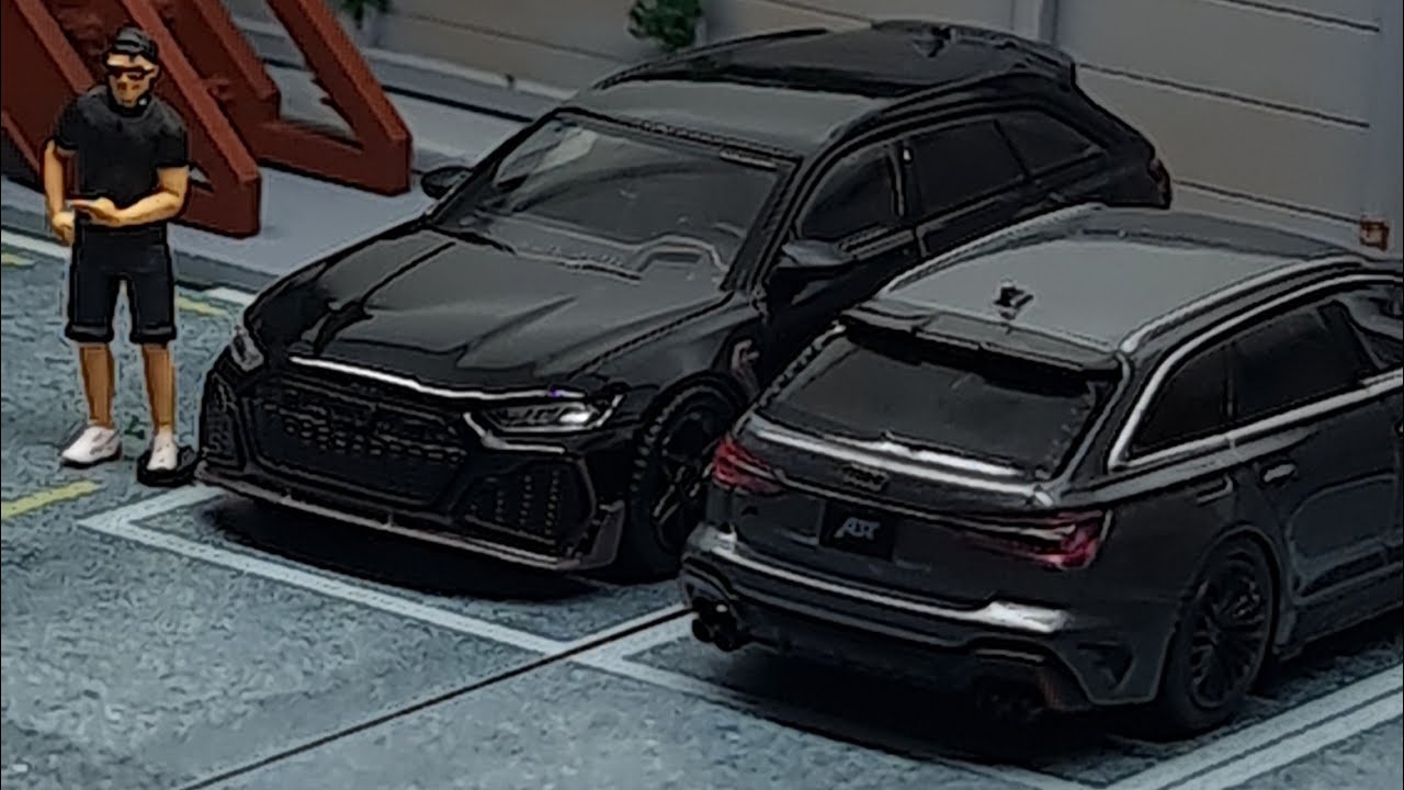FirstLook Mini GT Audi ABT RS6 Johan Signature vs RS6-R and RS6 Avant