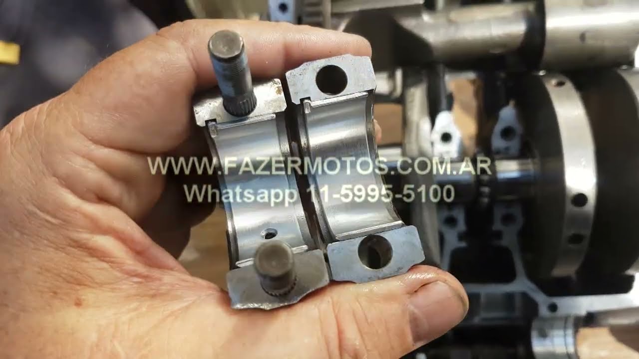 Fabricación metales de bancada, biela y balanceador de Suzuki GS 500