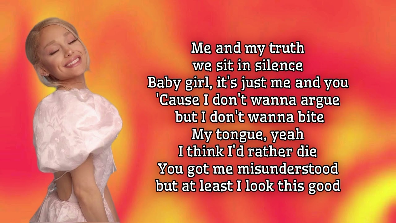 Ariana Grande - We can't be friends (lyrics)