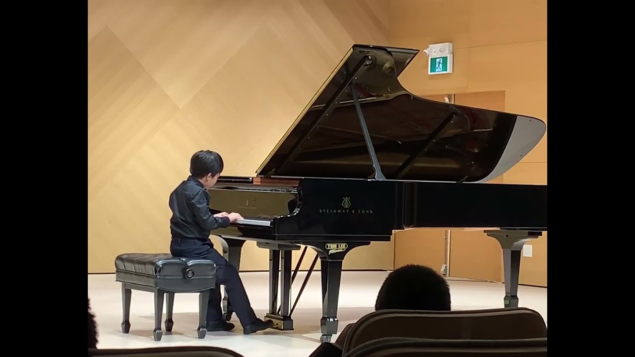 Variations on a Theme by Paganini By Isaac Berkovich (8yrs 3ms old)