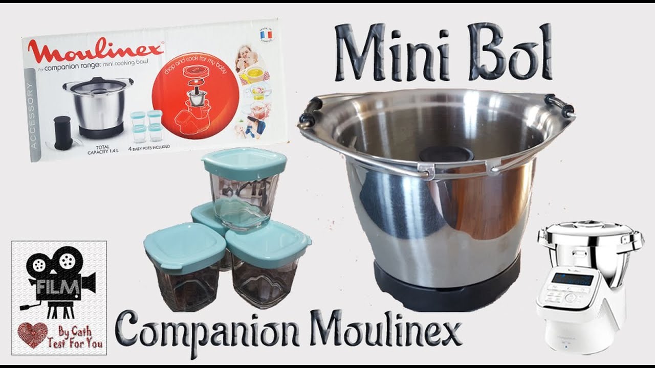 Mini Bol Companion Moulinex pour concocter les repas de bébé mais pas que... (XF38AE10 / XF387E10)