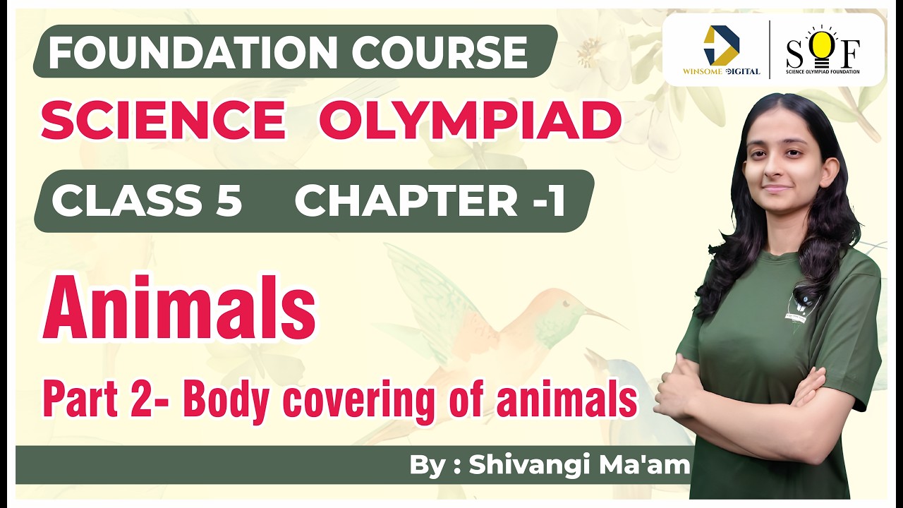 Class 5 Science Olympiad | Chapter 1- Animals  | Science Olympiad Lecture