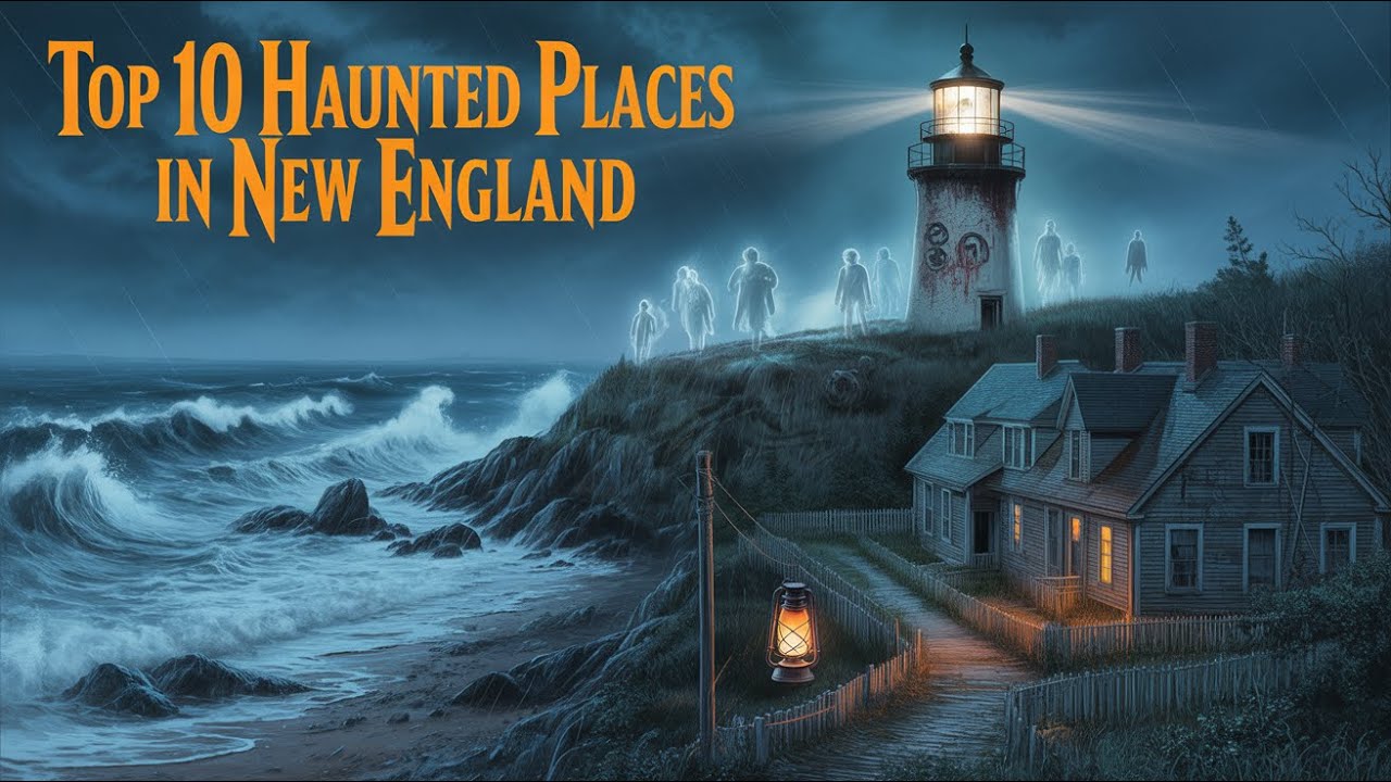 Top 10 Haunted Places in New England | Colonial Ghosts & Cursed Lighthouses